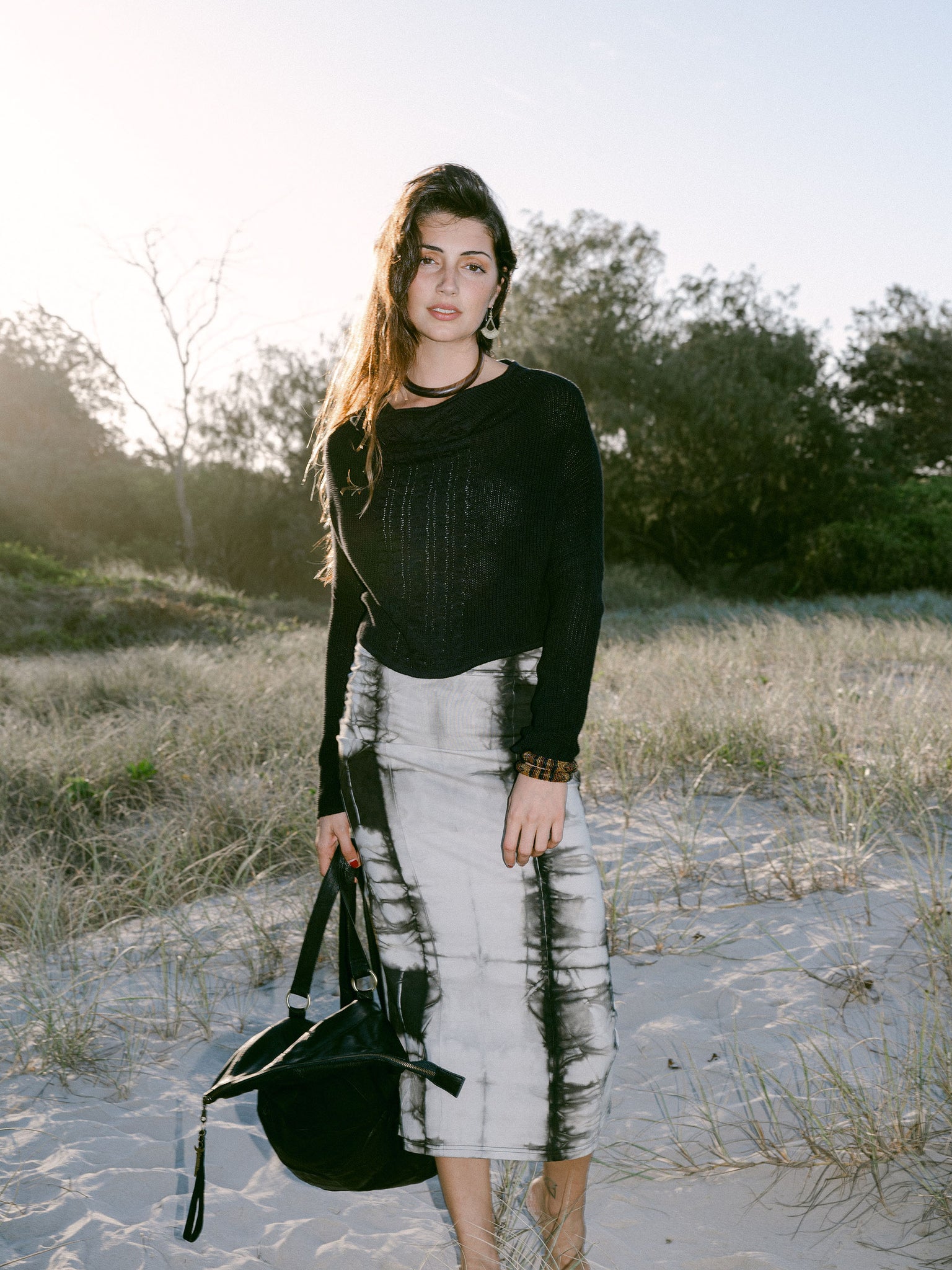 Coco Cable Knit - Black