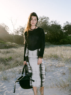 Coco Cable Knit - Black