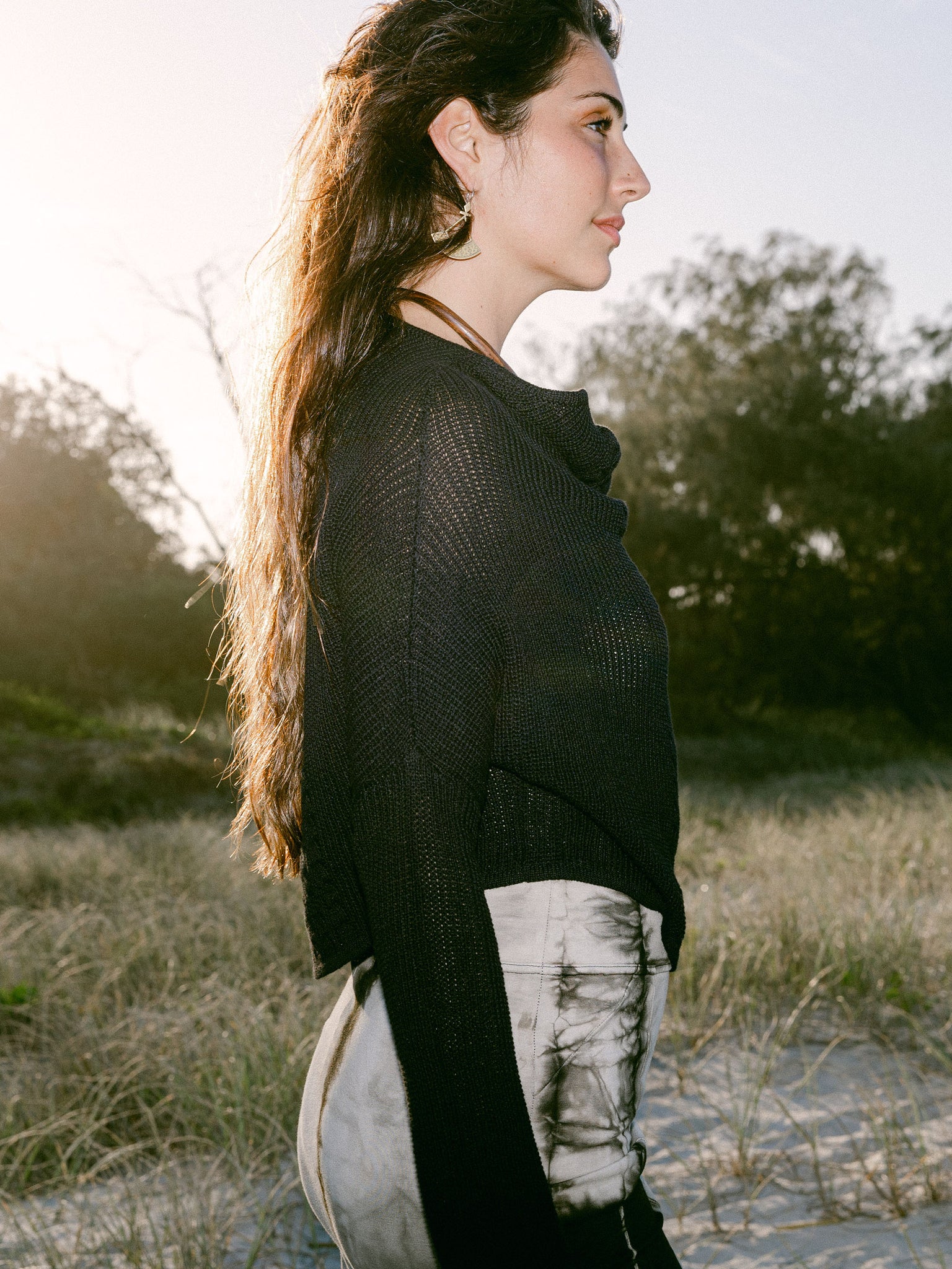 Coco Cable Knit - Black
