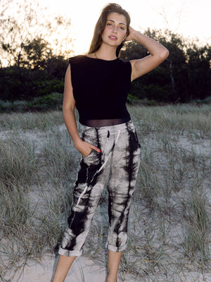 Cotton twill pants - Plant dyed