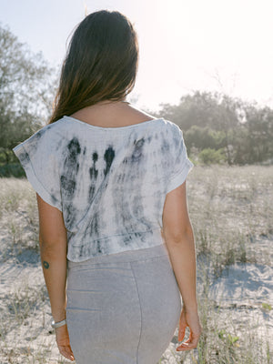 Hayley Crop - hand dyed