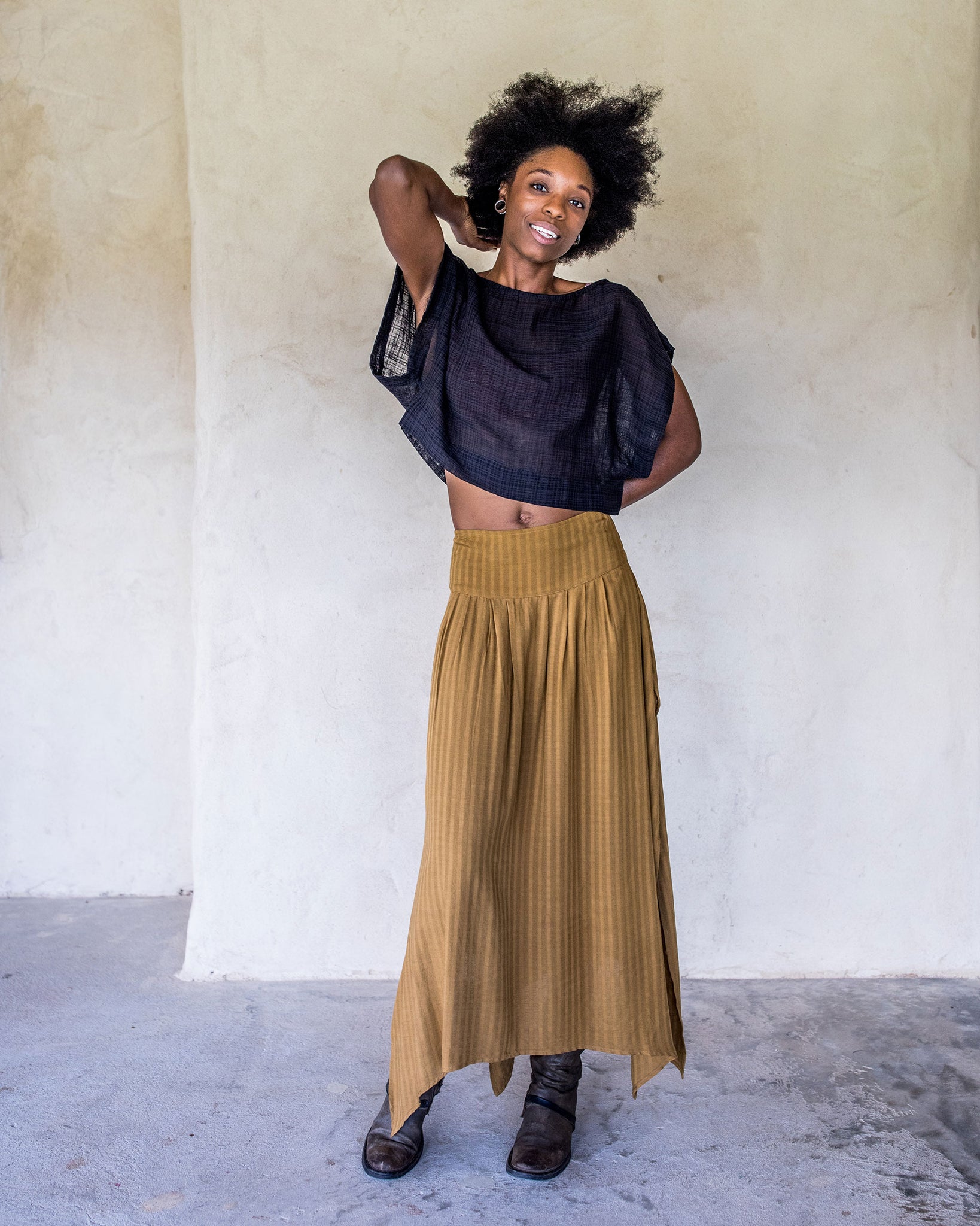 Abby Skirt - Tumeric - Idis Designs