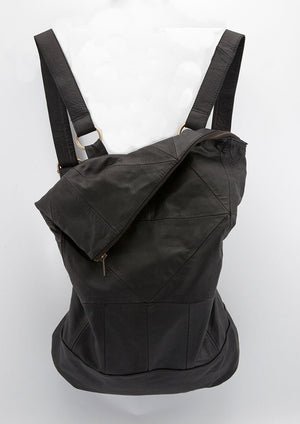 Leather Geo Pack - Backpack - Idis Designs