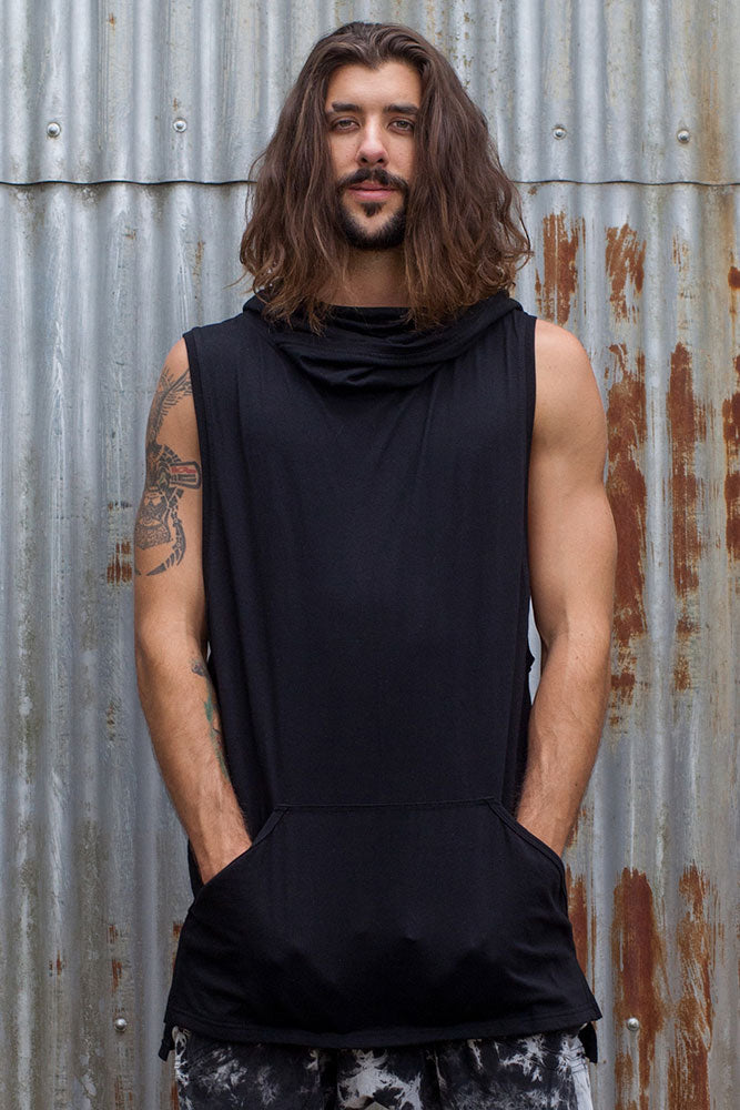 Hooded Tank - Black - Idis Designs