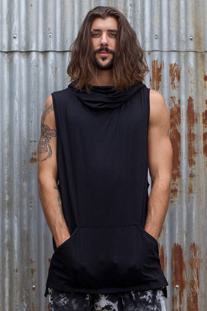 Hooded Tank - Black - Idis Designs