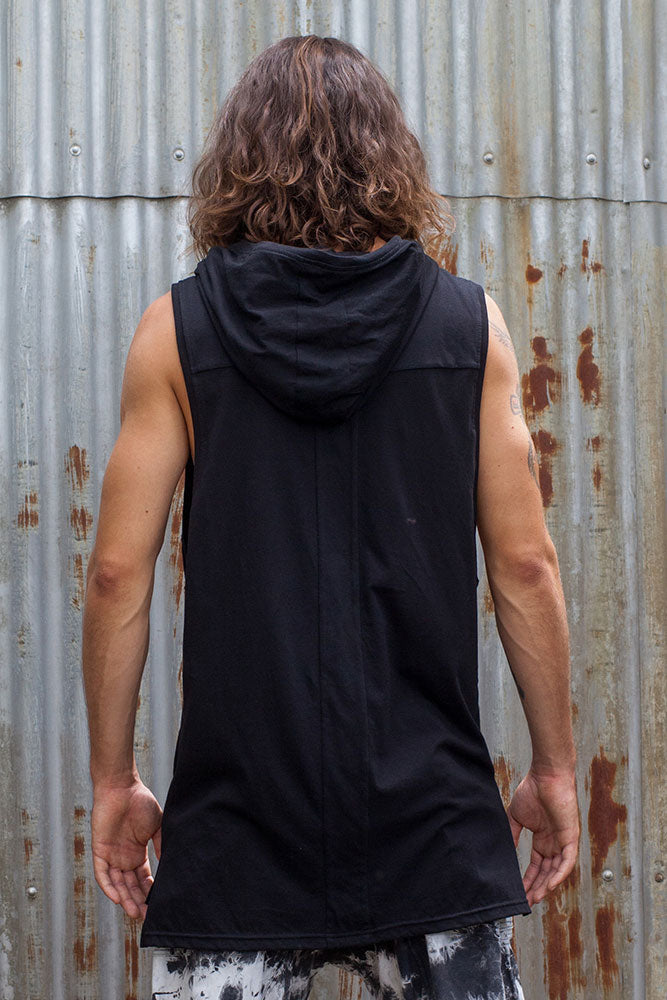 Hooded Tank - Black - Idis Designs