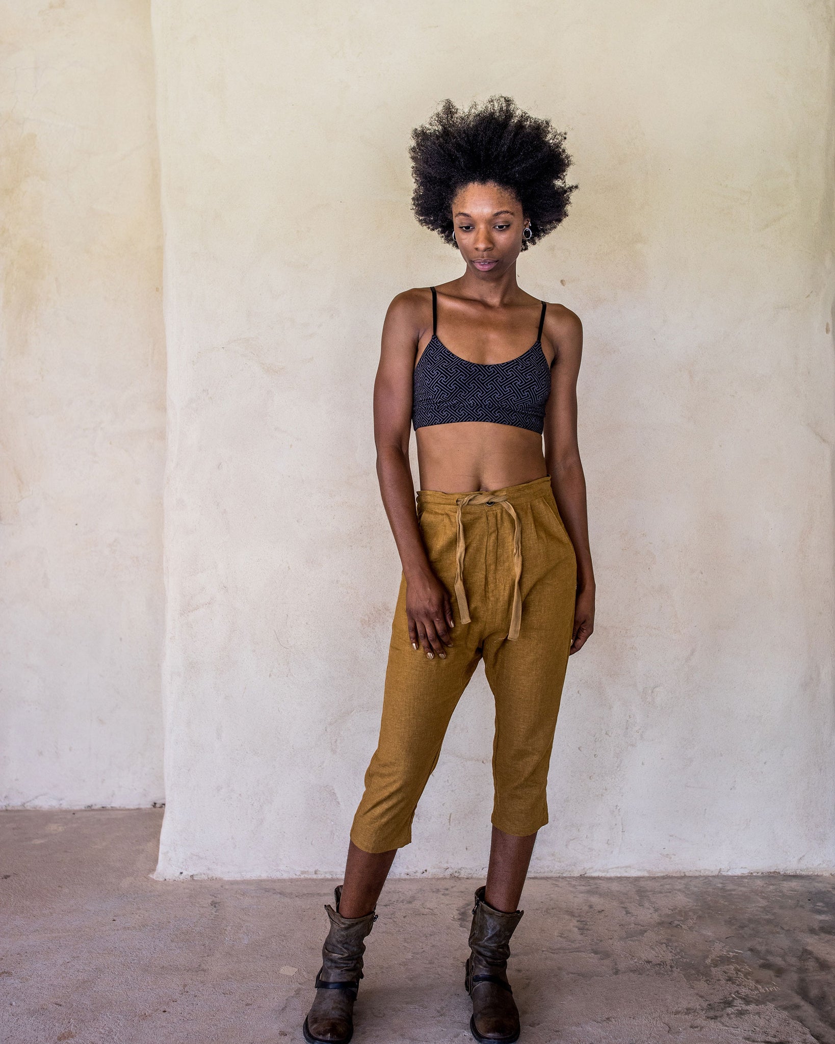 Linen Pants - Tumeric - Idis Designs