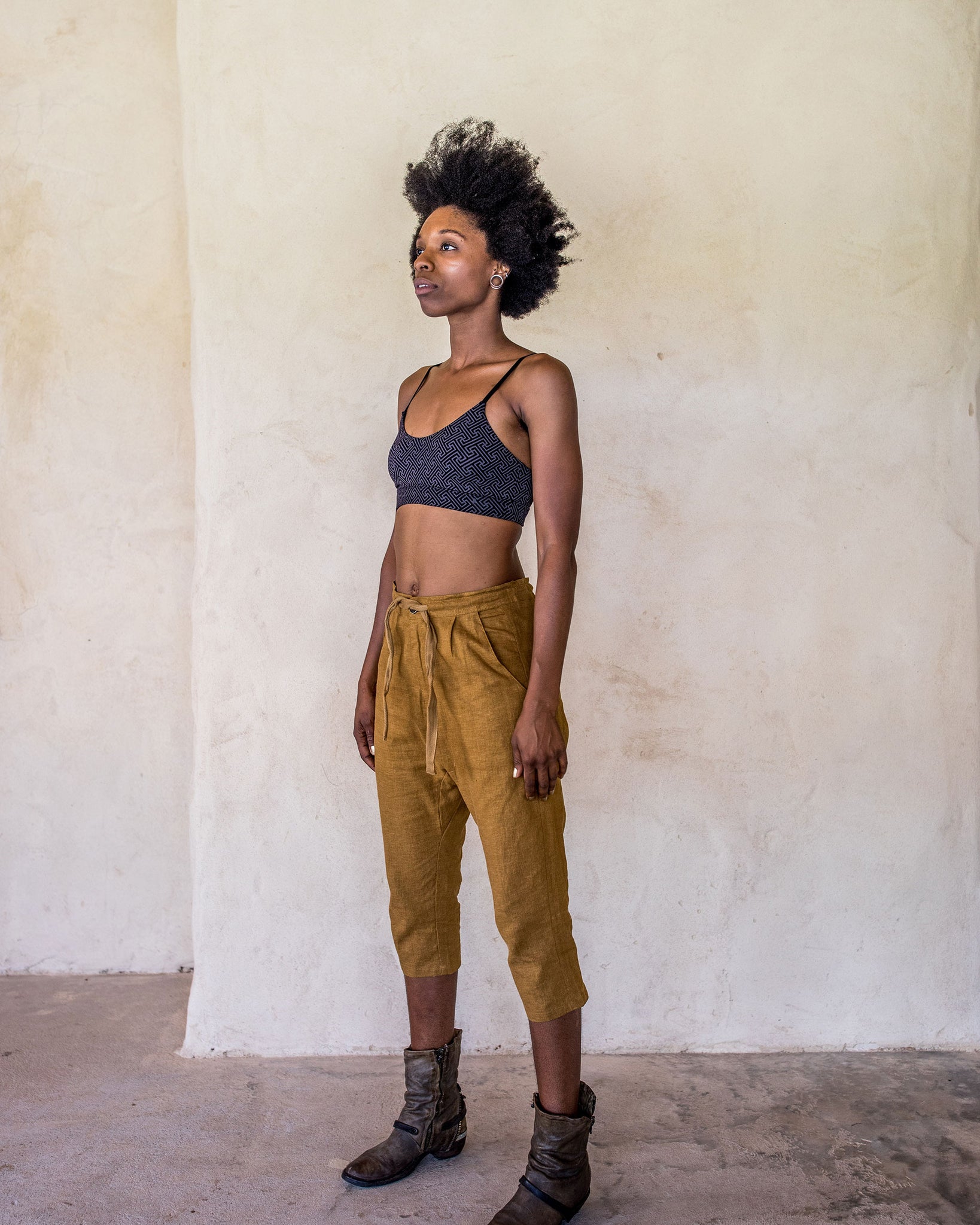 Linen Pants - Tumeric - Idis Designs