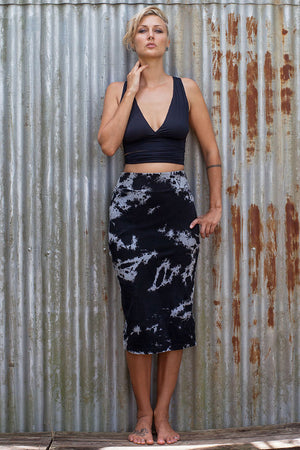 Long High - Tube Skirt - Smoke - Idis Designs