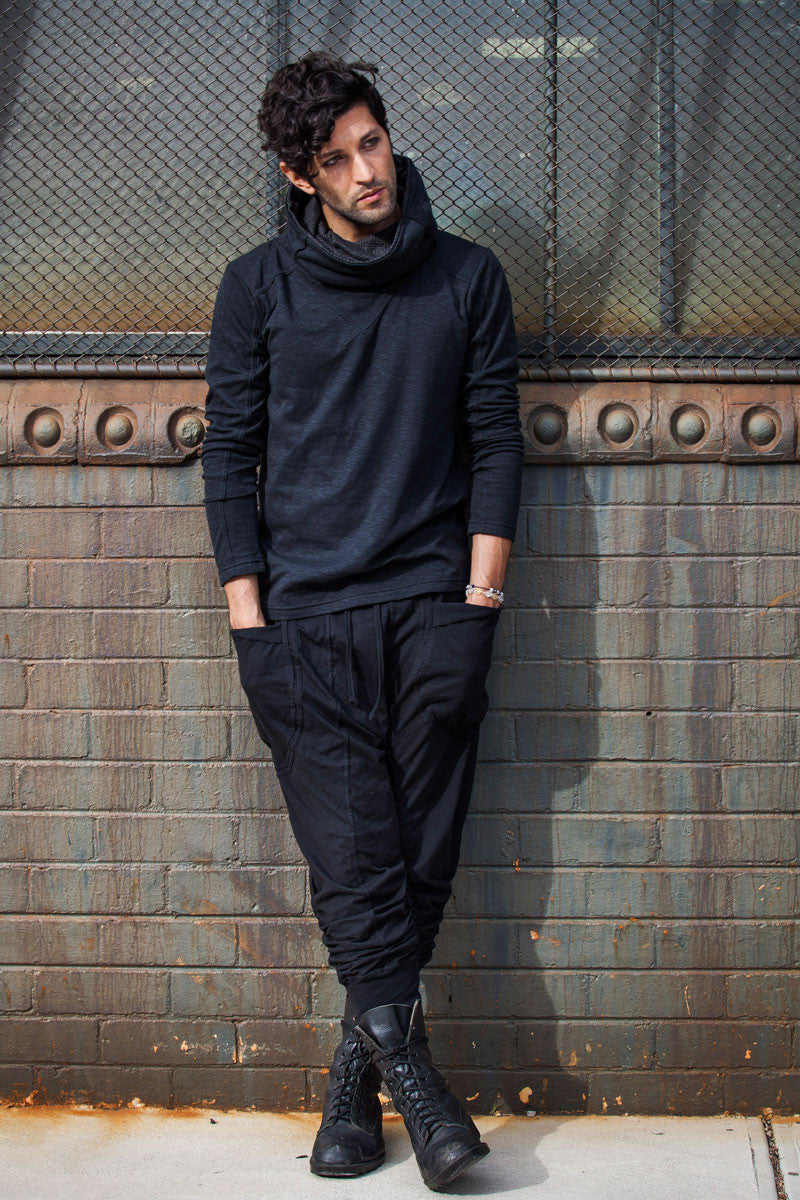 Mens Long Neck - Black - Idis Designs