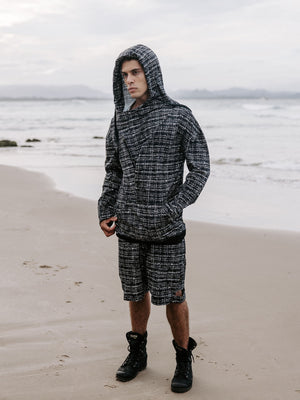 Miko Hoody - Black Tweed