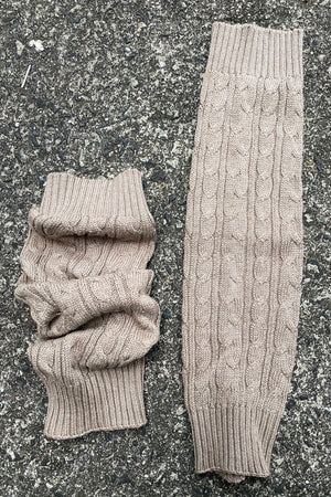 Leg Warmers Taupe