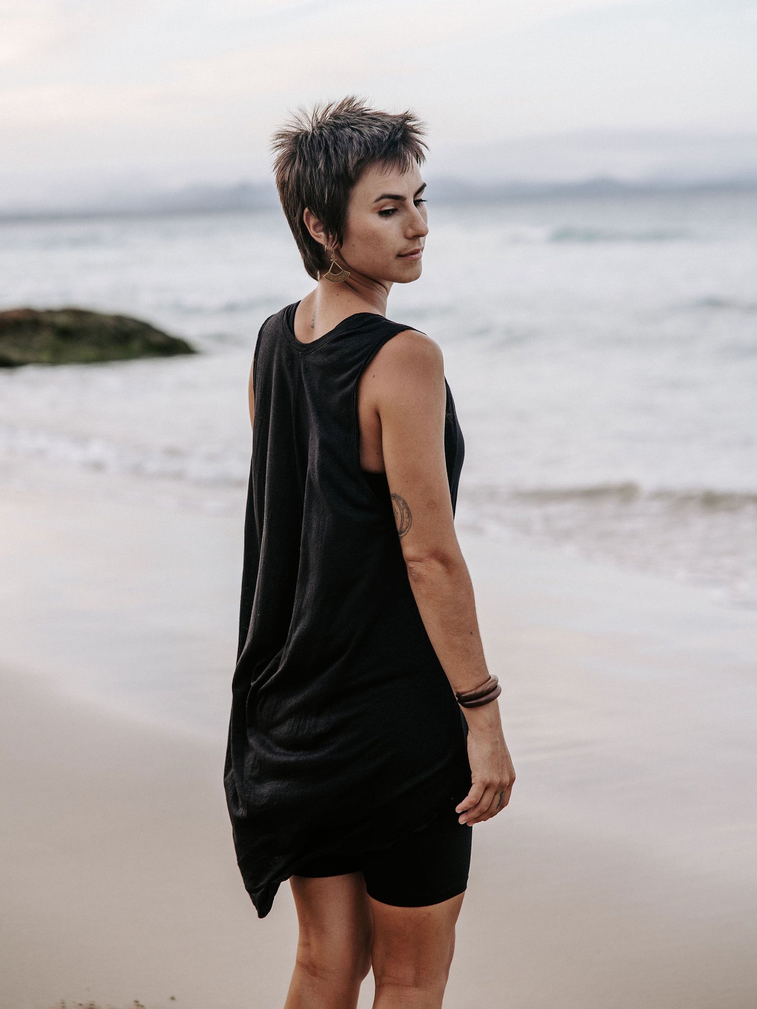 Draped tank - Black