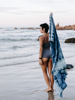 Indigo Plant Dye Throw