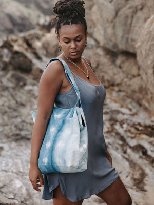 Shibori Tote Bag - Indigo