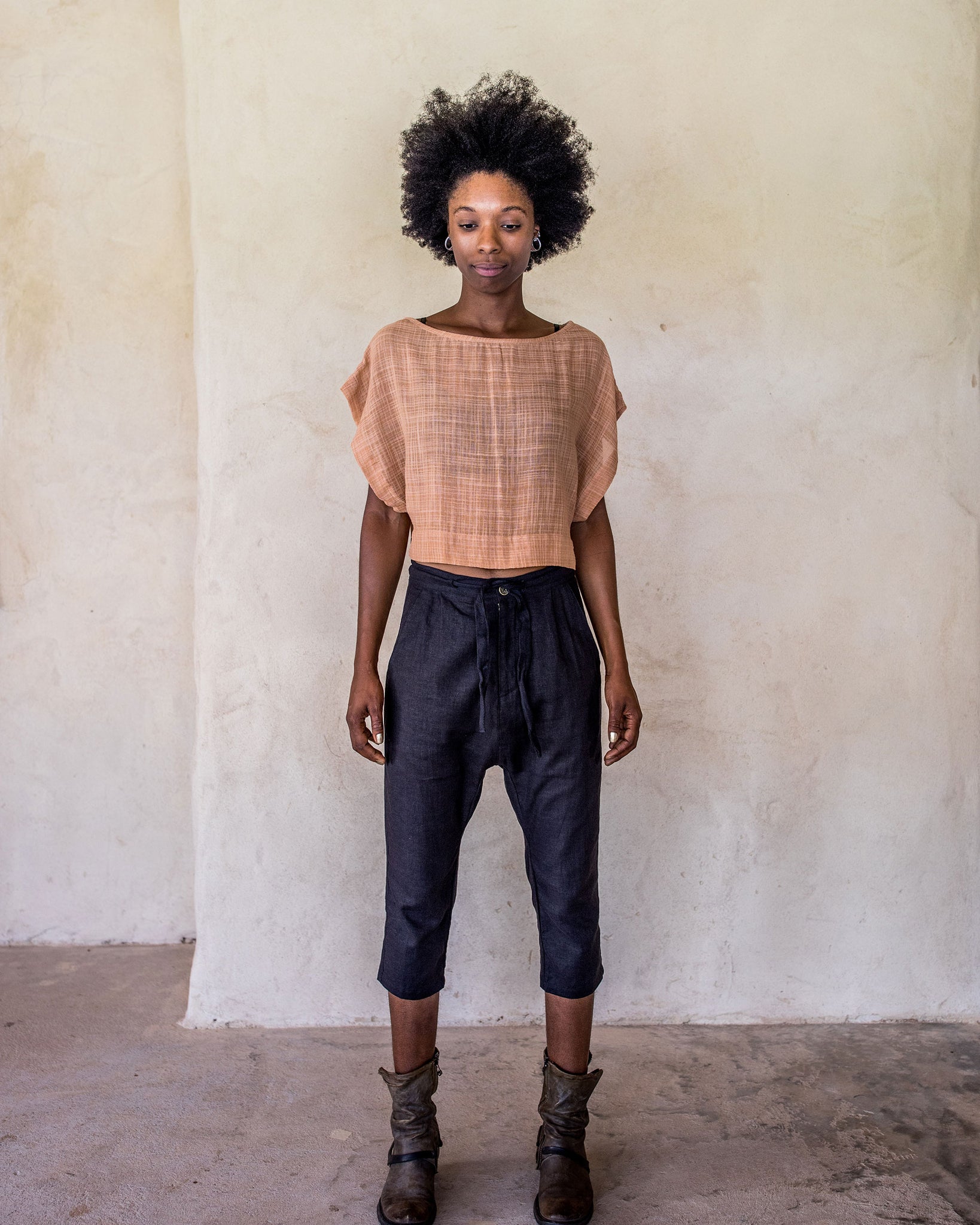 Hayley Crop - Nude - Idis Designs