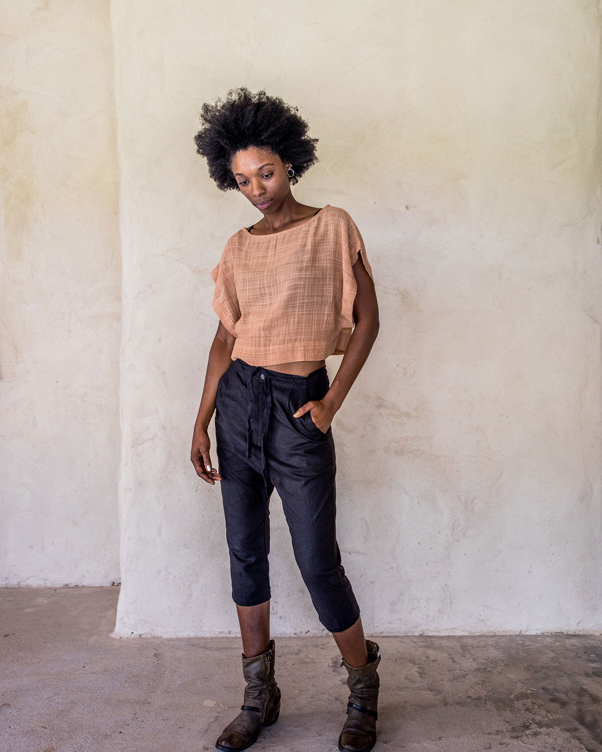 Hayley Crop - Nude - Idis Designs
