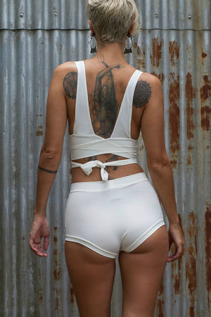 High waisted Knickers - Cream - Idis Designs