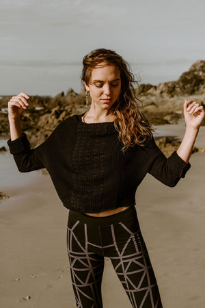 Coco Cable Knit - Black