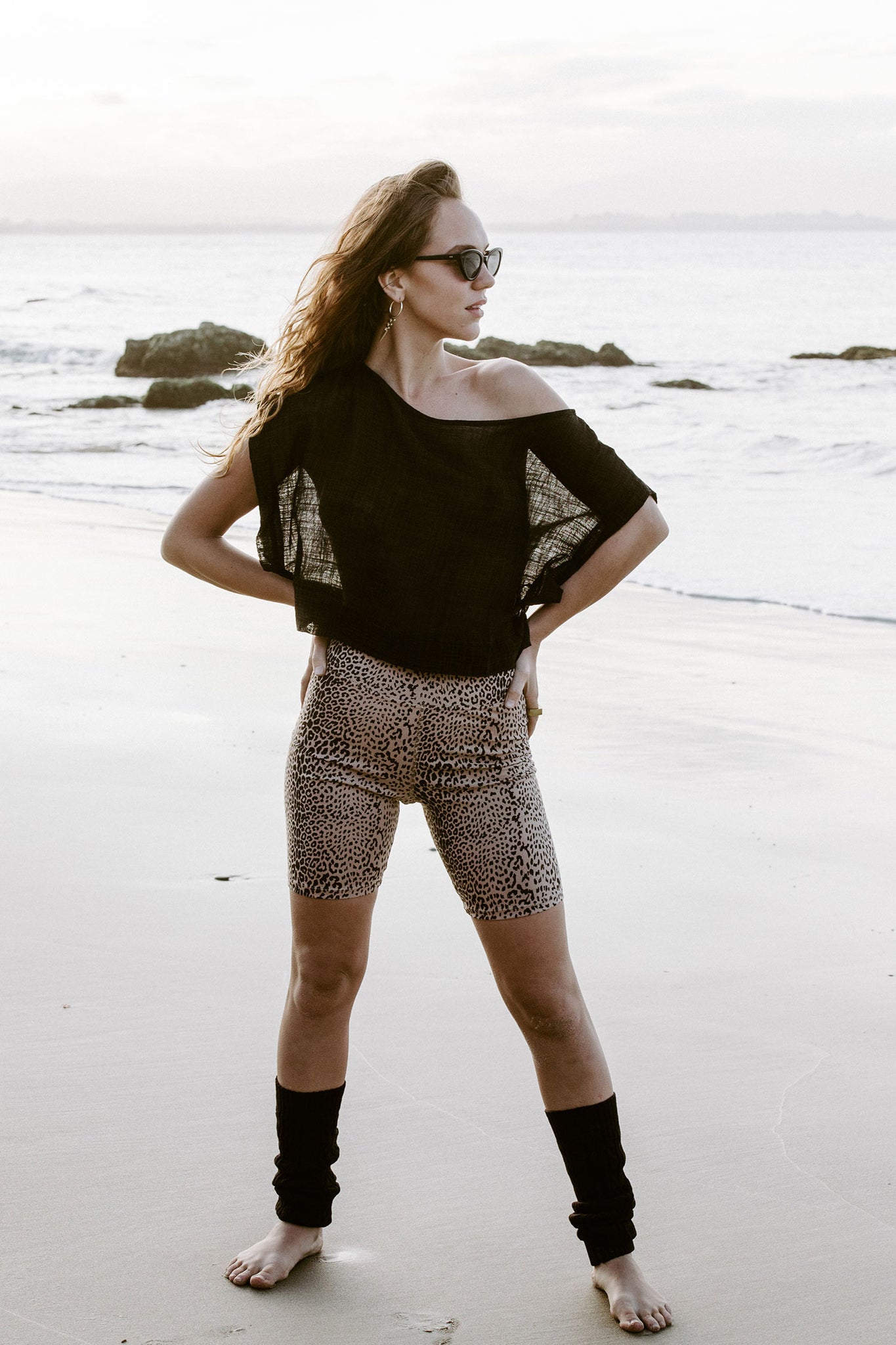 Biker shorts - Leopard