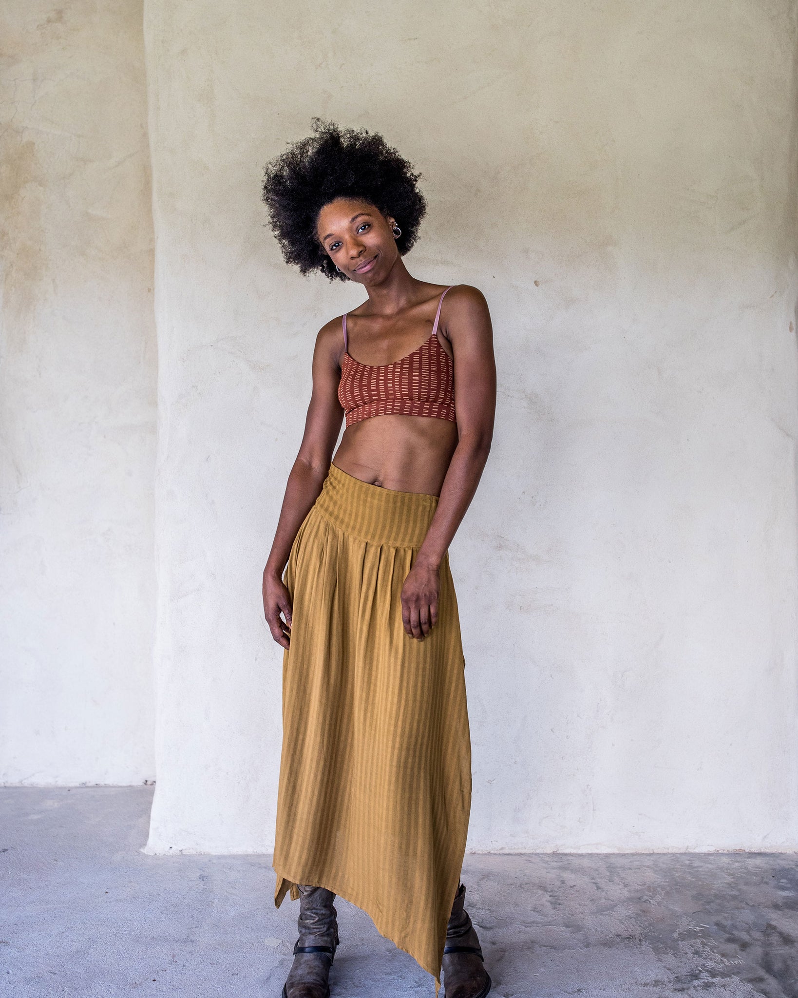 Lexi crop - Ochre - Idis Designs