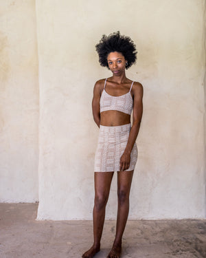 Lexi crop - White tribe - Idis Designs