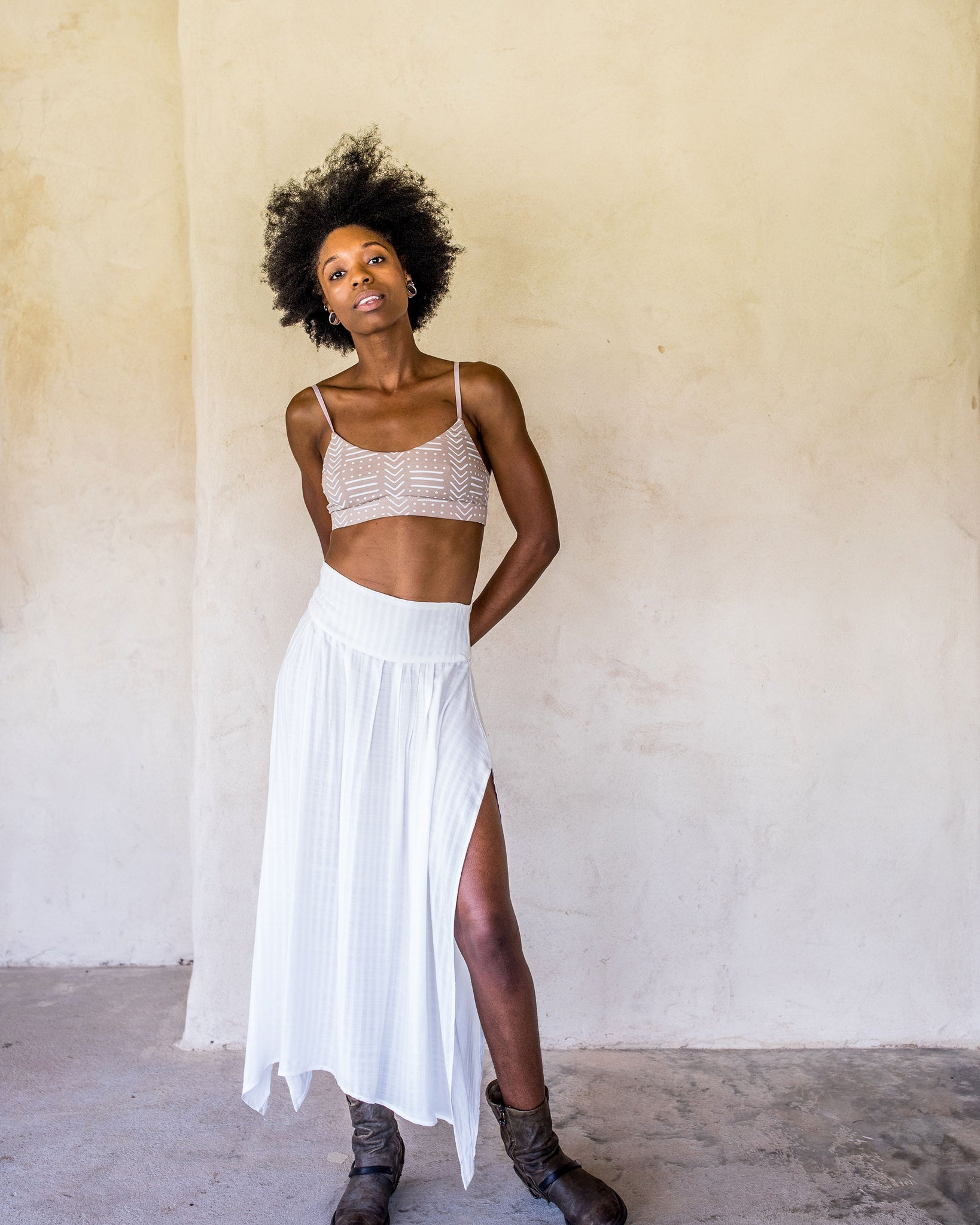 Lexi crop - White tribe - Idis Designs