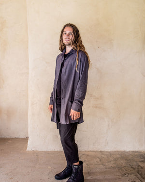 Axial Linen Shirt - Slate - Idis Designs