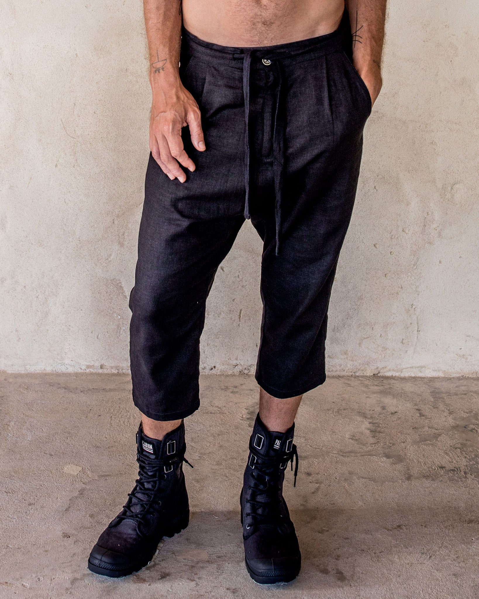 Linen Pants - Black - Idis Designs