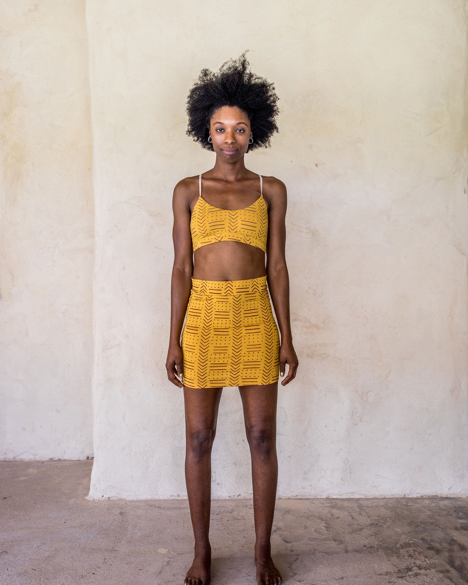 Mini Skirt - Yellow tribe - Idis Designs