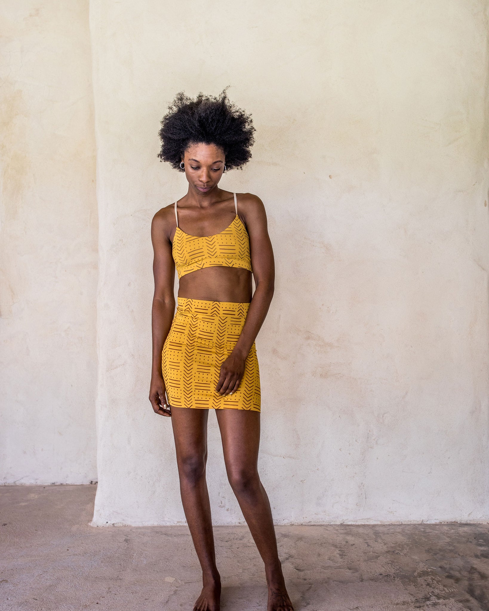 Mini Skirt - Yellow tribe - Idis Designs