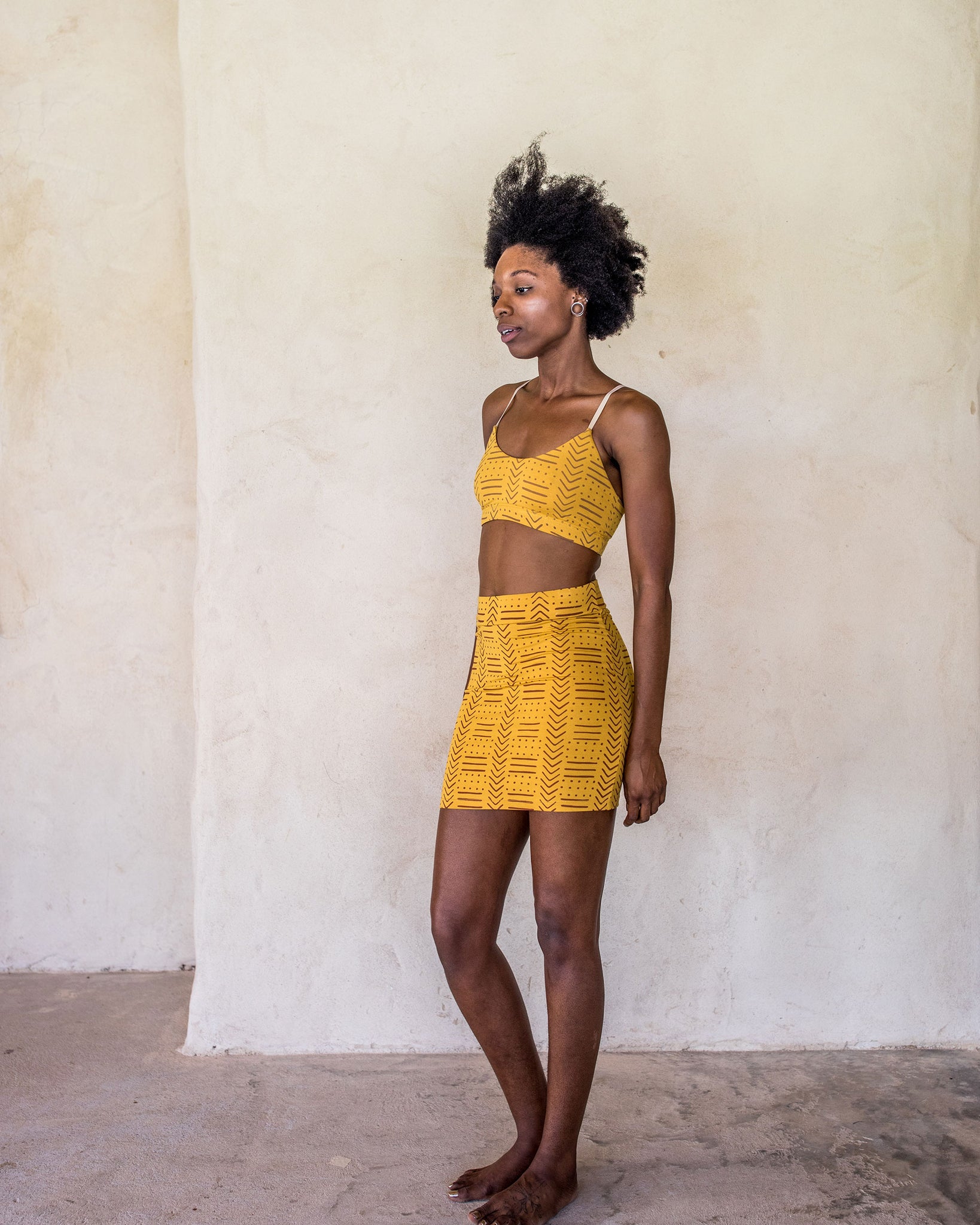 Mini Skirt - Yellow tribe - Idis Designs