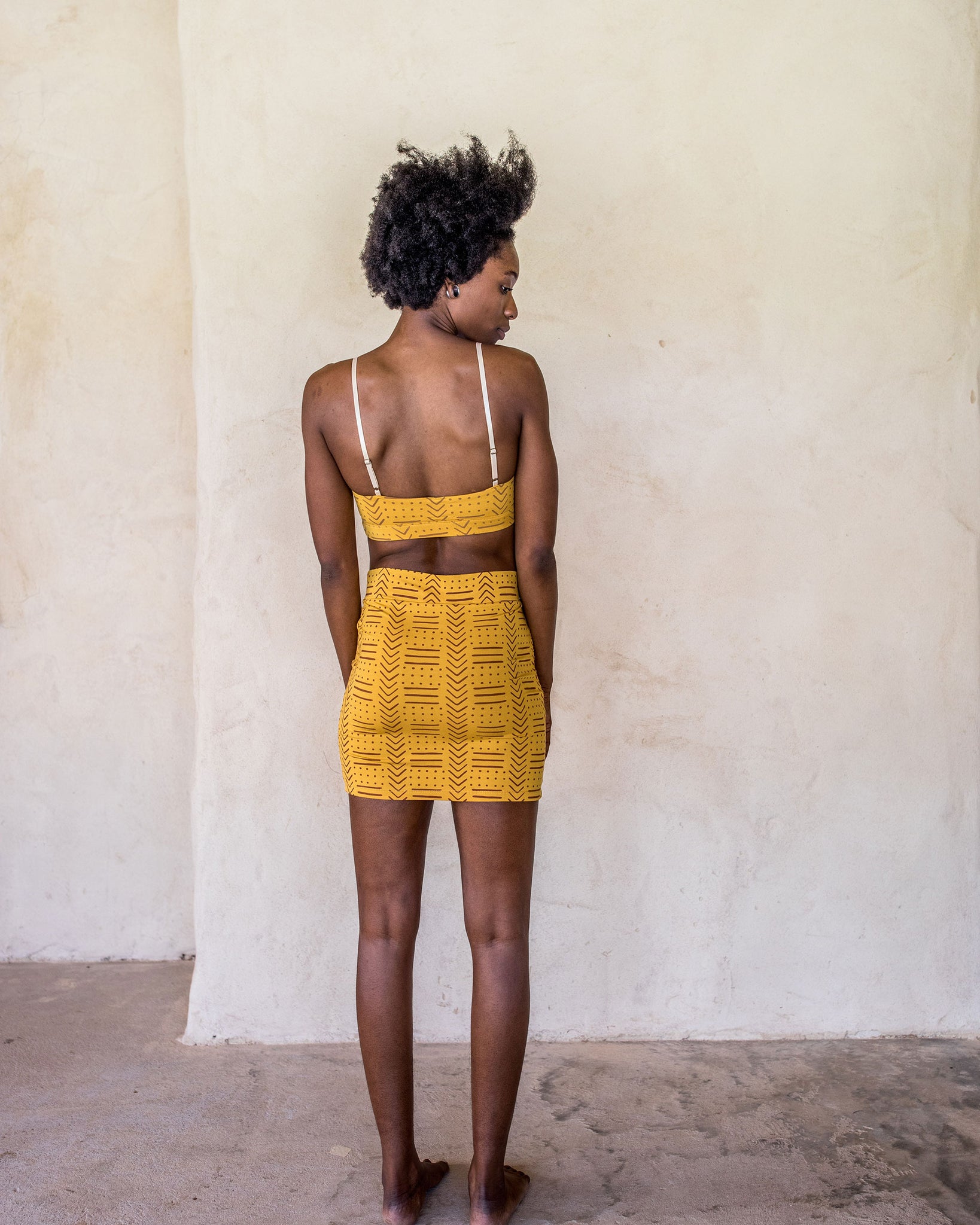 Mini Skirt - Yellow tribe - Idis Designs