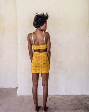 Mini Skirt - Yellow tribe - Idis Designs
