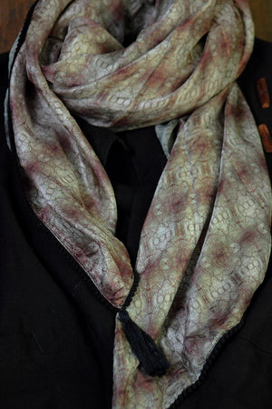 Silk Scarf -Sacred Skin - Idis Designs