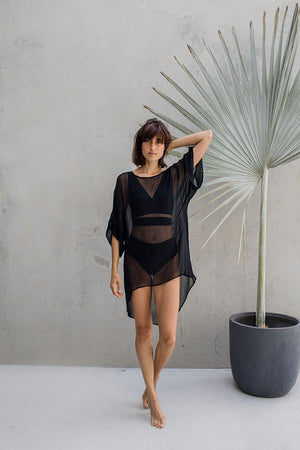 Wrap Top - Black - Idis Designs