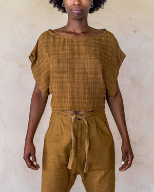 Hayley Crop - Tumeric - Idis Designs