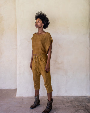 Hayley Crop - Tumeric - Idis Designs