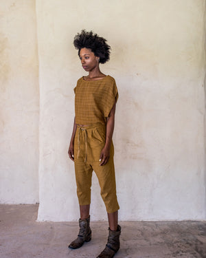 Linen Pants - Tumeric - Idis Designs