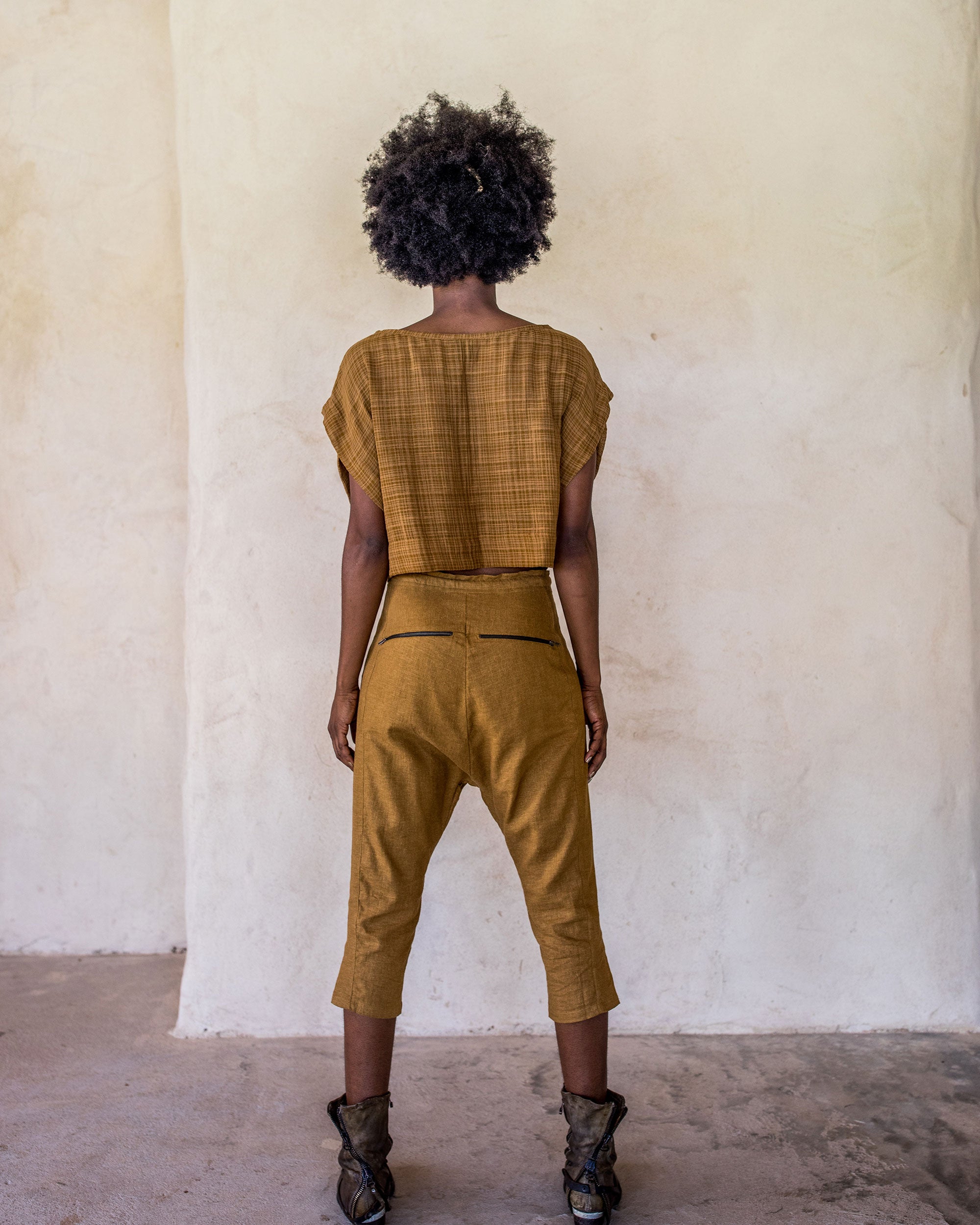 Linen Pants - Tumeric - Idis Designs