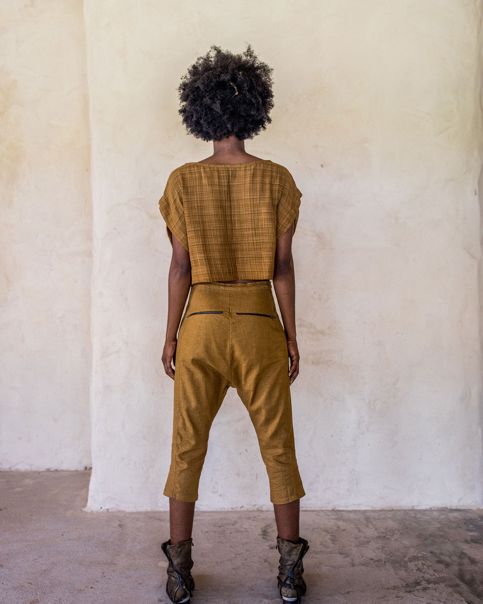 Linen Pants - Tumeric - Idis Designs